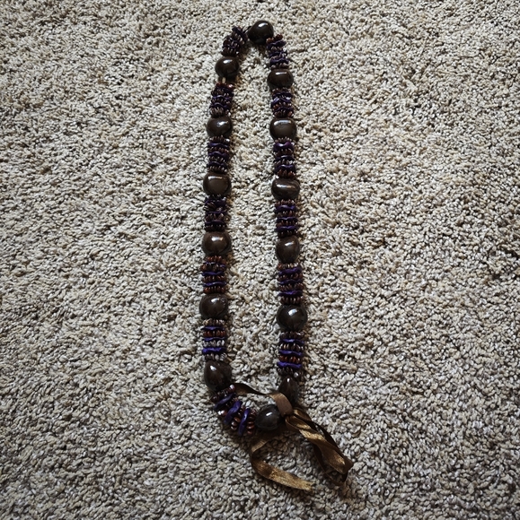 Kukui Nut Lei, Kukui Nut Koa Seed Lei, Hawaiian Lei, Graduation Lei, Wedding Lei - Picture 2 of 2